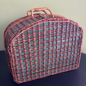 Woven Picnic Basket - Vintage